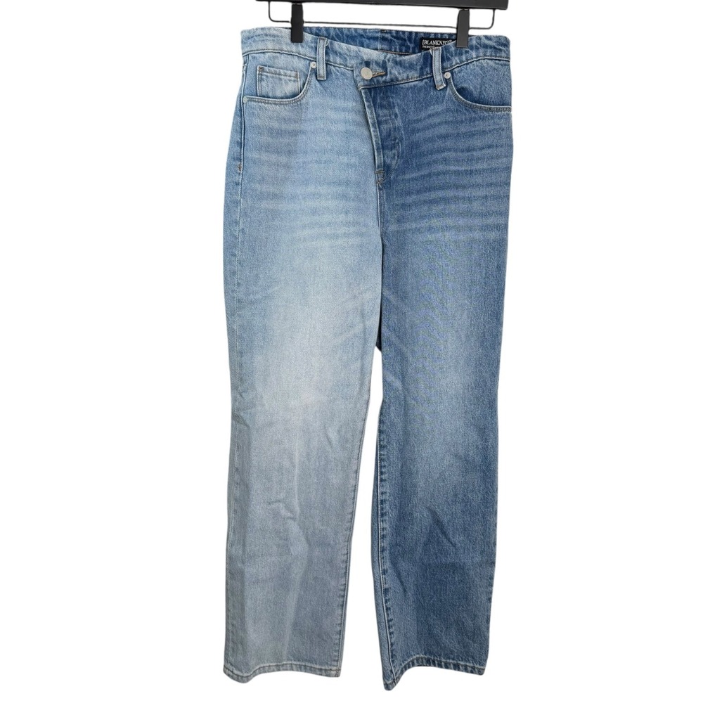 BLANKNYC The Baxter Two Tone Denim Jeans Womens Size 27 Straight Leg